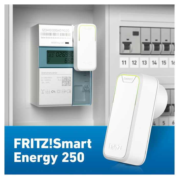 AVM FRITZ! Smart Energy 250 Inalámbrico DECT-ULE 1880-1900 MHz 250 mW Montado en pared Blanco