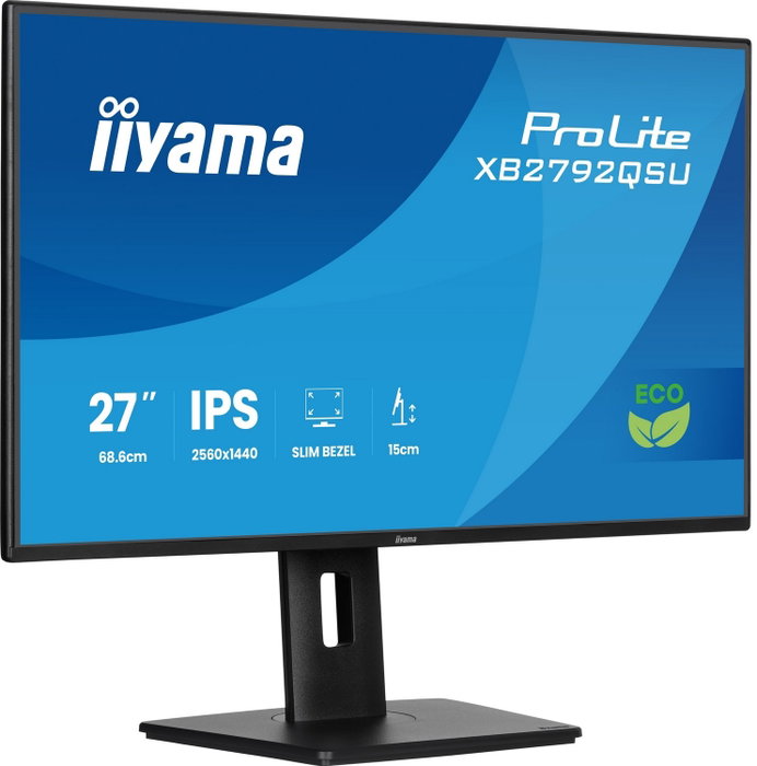 iiyama ProLite XB2792QSU-B1 Monitor 27 pulg QHD IPS 120Hz Black