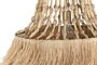 DKD Home Decor Lámpara Techo Balines Natural Yute Metal Flecos 50.5 x 148 x 50.5 cm