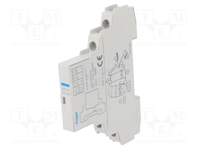 HAGER MZ520N Contactos auxiliares NC + NA HAGER MZ520N Contactos auxiliares NC + NA