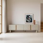 Ixia Mueble TV Malta Taupe 180 x 40 x 50 cm