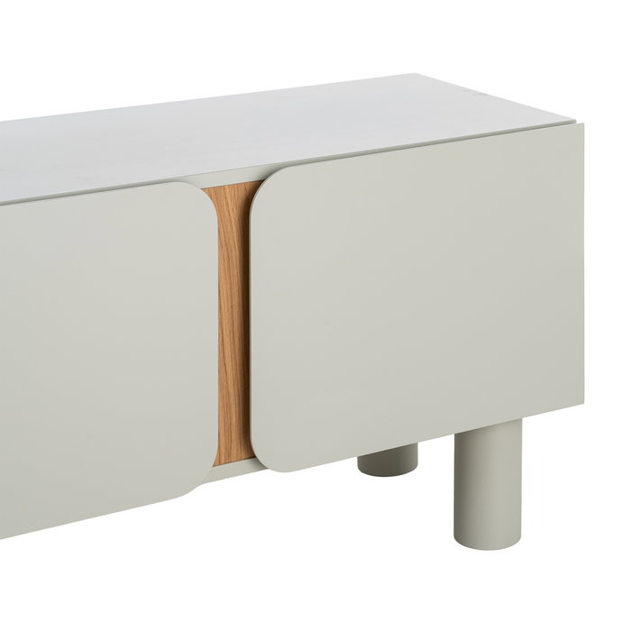 Ixia Mueble TV Malta Taupe 180 x 40 x 50 cm