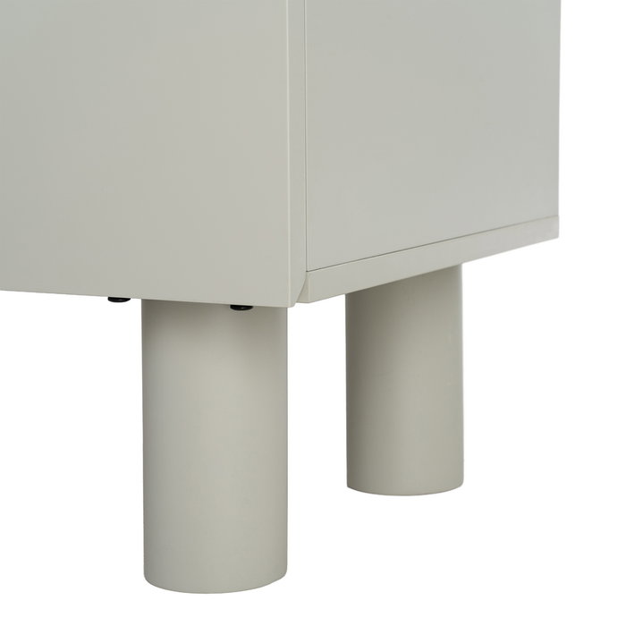 Ixia Mueble TV Malta Taupe 180 x 40 x 50 cm