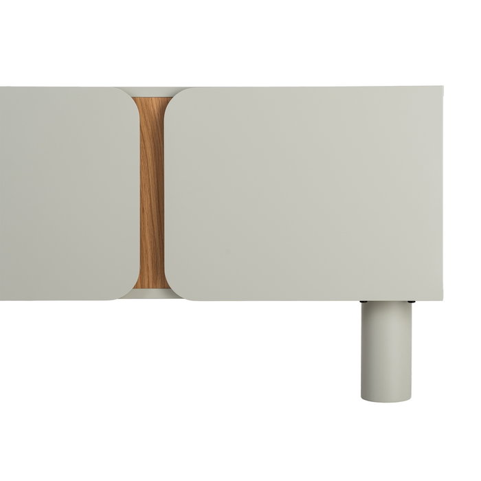 Ixia Mueble TV Malta Taupe 180 x 40 x 50 cm