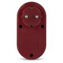ENTAC Adaptador de enchufe EPAG-1EE-2USB-BR con 2x USB-A Borgoña