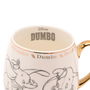 WIDDOP & CO Taza Dumbo Disney Porcelana China Ilustraciones Esbozadas Dorados
