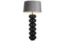 DKD Home Decor Lámpara de Pie Acero Patinado Negro