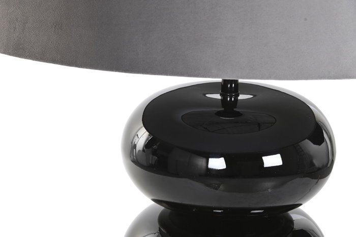 DKD Home Decor Lámpara de Pie Acero Patinado Negro