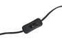 DKD Home Decor Lámpara de Pie Acero Patinado Negro