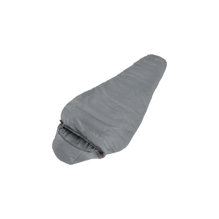 Easy Camp Saco de Dormir Momia Orbit 100 Compact Gris 2024 - Ligero (700g), Hasta 14°C, Ideal para Camping, Senderismo y Viajes - Modelo 240194