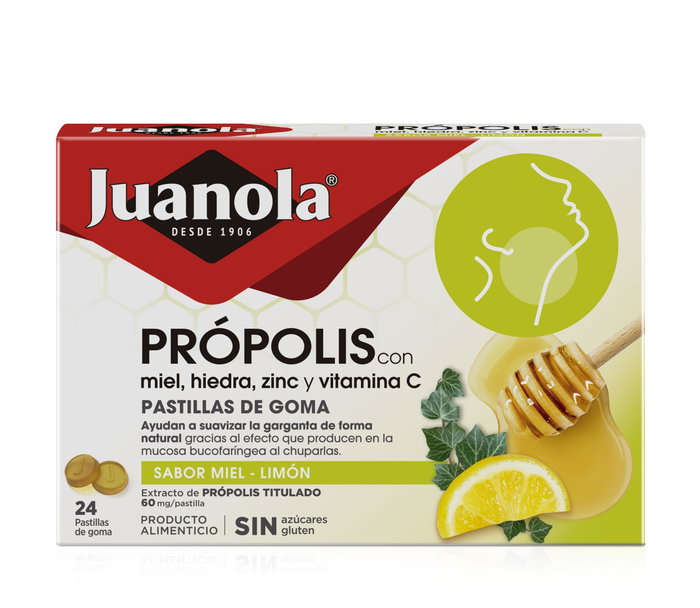 Juanola Própolis Limón y Miel Gummies Juanola Própolis Limón y Miel Gummies
