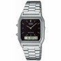 Reloj Unisex Casio EDGY COLLECTION - BLACK Negro Plateado