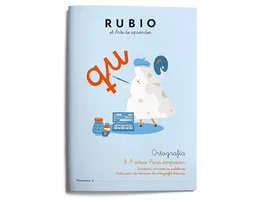 Rubio Cuaderno de Ortografía para empezar 8-9 años