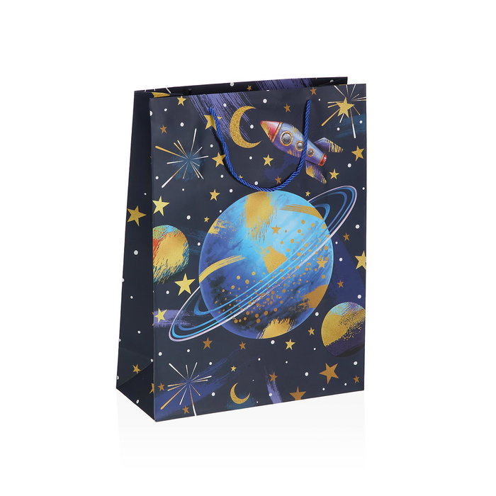 Versa Bolsa Surtida Mediana "Espacio" 26x32 cm (12 Unidades)