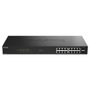 D-Link DGS-1018P Switch Gigabit con 16 puertos PoE y 2 puertos SFP