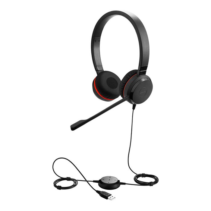 Jabra EVOLVE 30 II UC Stereo Auriculares Profesionales Conectividad Flexible Ideal para Llamadas y Música