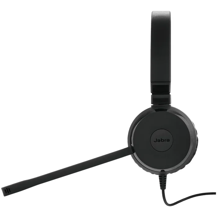 Jabra Evolve 30 II Auriculares Profesionales con Cable Diadema Oficina/Call Center - Negro, USB-A y Conector 3.5 mm, Plug & Play, Voz HD, Gestión de Llamadas