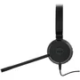 Jabra Evolve 30 II Auriculares Profesionales con Cable Diadema Oficina/Call Center - Negro, USB-A y Conector 3.5 mm, Plug & Play, Voz HD, Gestión de Llamadas