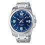 Casio MTP-1314D-2AVDF con esfera azul y correa de acero