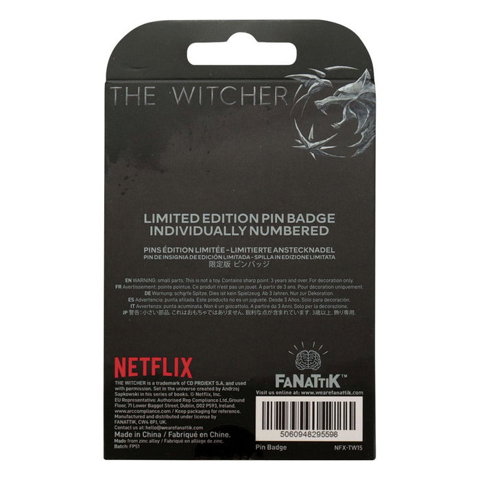 The Witcher Chapa Witcher Symbol Limited Edition The Witcher Chapa Witcher Symbol Limited Edition