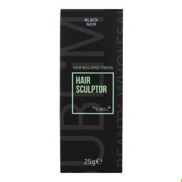 Sinelco Sibel HS Fibras Capilares para Densidad y Volumen, Tono Negro, 25 g