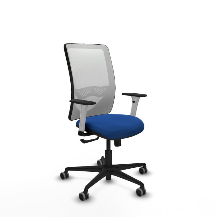 PIQUERAS Y CRESPO Silla de oficina Zulema con mecanismo Sincro Azul y Blanco PIQUERAS Y CRESPO Silla de oficina Zulema con mecanismo Sincro Azul y Blanco