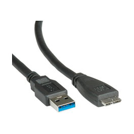 ROLINE Cable USB 3.2 Gen 1 A a Micro-USB B 11.02.8873 Negro