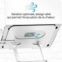 T'nb Soporte Metálico Giratorio 360° para Portátil iClick, Blanco