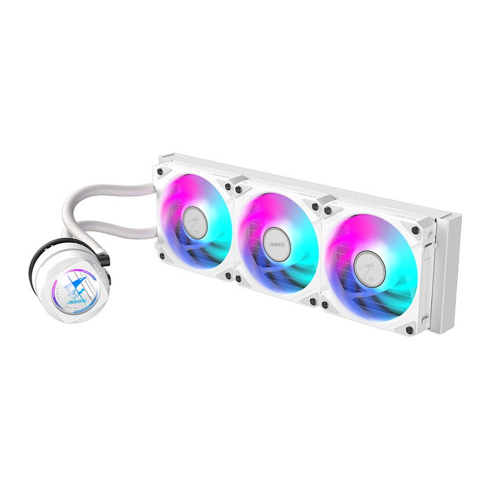 Gigabyte WATERFORCE II 360I Refrigerador CPU Líquido AIO Blanco con 3 Ventiladores ARGB 120mm