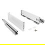 HERRAJES ALK Cajón QUBE Extracción Total Blanco Altura Lateral H120 (13mm) Capacidad 40kg