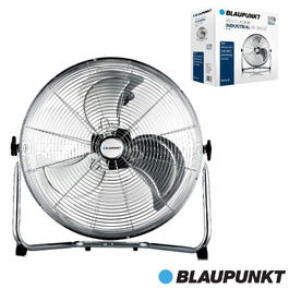 Blaupunkt Ventilador Industrial Cromado para Suelo, 40 cm, 90 W