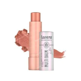 LAVERA Bálsamo Multiusos 03 Sundow Gold 4,9g para Labios, Mejillas y Ojos, Acabado Natural y Brillante