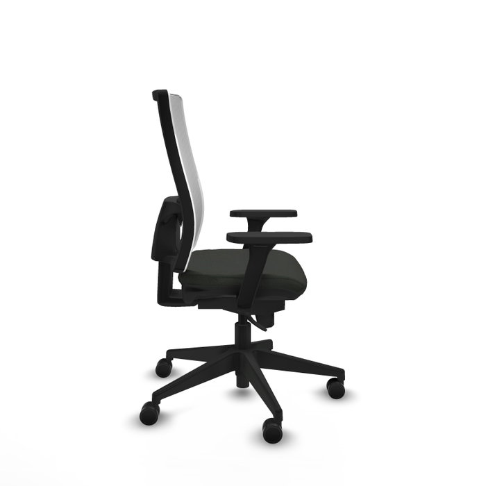 PIQUERAS Y CRESPO Silla de oficina Horna con mecanismo Sincro, Negro y Blanco PIQUERAS Y CRESPO Silla de oficina Horna con mecanismo Sincro, Negro y Blanco