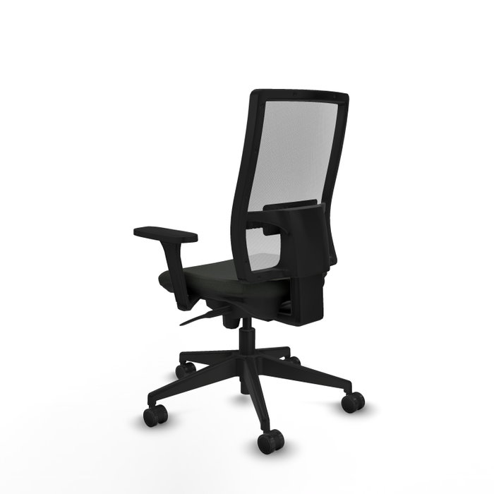 PIQUERAS Y CRESPO Silla de oficina Horna con mecanismo Sincro, Negro y Blanco PIQUERAS Y CRESPO Silla de oficina Horna con mecanismo Sincro, Negro y Blanco