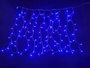 DKD Home Decor Cortina de Luces de Navidad LED Azul de 100 Luces IP44 para Exterior