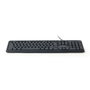 Gembird KB-U-103 Teclado USB Inglés de EE. UU. Negro