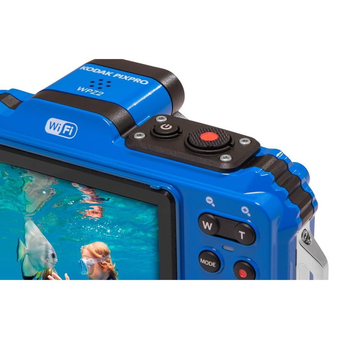 Kodak Pixpro WPZ2 Cámara Digital Sumergible 16,76 MP Azul con 2 Baterías y MicroSD Kodak Pixpro WPZ2 Cámara Digital Sumergible 16,76 MP Azul con 2 Baterías y MicroSD