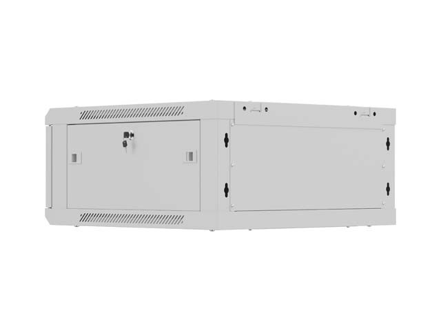 Lanberg Armario Rack de Pared 19 pulg 4U 600x600 gris