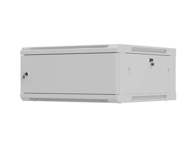 Lanberg Armario Rack de Pared 19 pulg 4U 600x600 gris