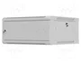Lanberg Armario Rack de Pared 19 pulg 4U 600x600 gris