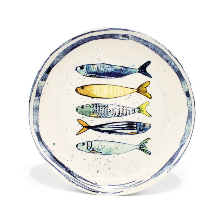 La Mediterranea Plato Llano Melamina Brillo Peixe 25.5cm La Mediterranea Plato Llano Melamina Brillo Peixe 25.5cm