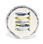 La Mediterranea Plato Llano Melamina Brillo Peixe 25.5cm