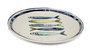 La Mediterranea Plato Llano Melamina Brillo Peixe 25.5cm