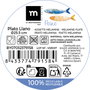 La Mediterranea Plato Llano Melamina Brillo Peixe 25.5cm