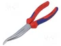 KNIPEX Alicates de punta semiredonda y curva 200 mm