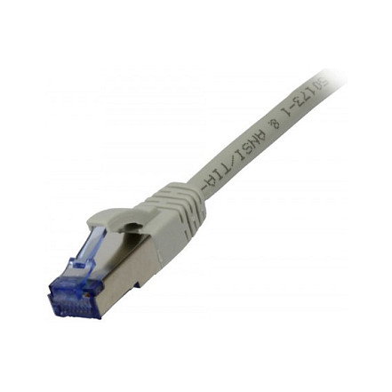 Synergy21 Cable de parcheo RJ45 CAT6A 500MHz, 1,0m, gris, S-STP Synergy21 Cable de parcheo RJ45 CAT6A 500MHz, 1,0m, gris, S-STP