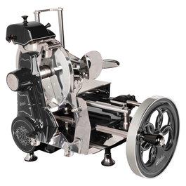 Berkel Volano B2 Black Fiorato Cortafiambres Manual con Volante