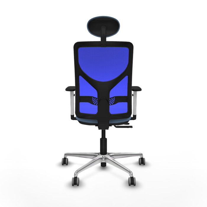 PIQUERAS Y CRESPO Silla de oficina Motilla Azul cielo con mecanismo Sincro/Traslack