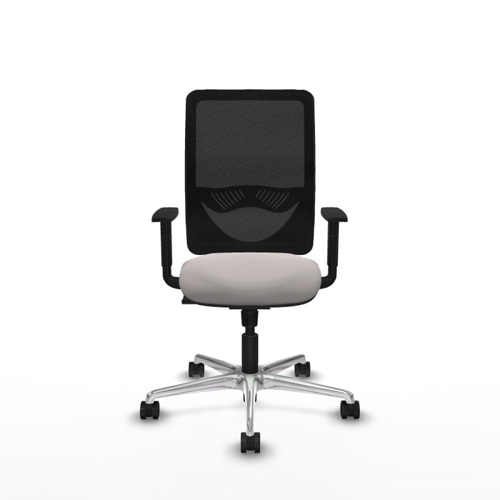 PIQUERAS Y CRESPO Silla de oficina Zulema con mecanismo Sincro, Blanco y Negro PIQUERAS Y CRESPO Silla de oficina Zulema con mecanismo Sincro, Blanco y Negro
