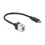 DeLOCK 86399 Módulo Keystone USB-C a USB-C 5 Gbps 25 cm